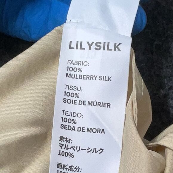 Lilysilk 100% Silk Mulberry Cut-Out Ultra-Shiny Maxi Tie Strap Sleeveless Dress - Picture 5 of 7